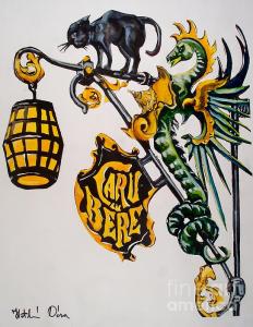 Featured 2 times Caru cu Bere - Antique Shop Sign by Dora Hathazi Mendes