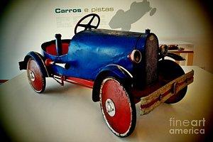 Featured 2 times Old Car Toy 02 photograph by Dora Hathazi Mendes 