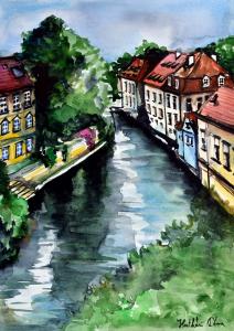 Karavella Atelier Featuring Little Venice in Prague - Certovka Canal