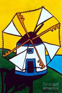 Featured 2 times Portuguese Singing Windmill by Dora Hathazi Mendes