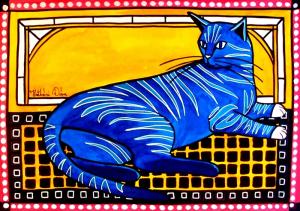 Art by Cats of Karavella Featuring Blue Tabby