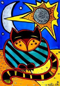 Art by Cats of Karavella Featuring Sun and Moon
