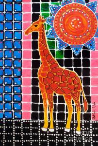 Featured 3 times Giraffe in the Bathroom by Dora Hathazi Mendes