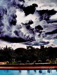 Featured African Storm Arrives photograph by Dora Hathazi Mendes